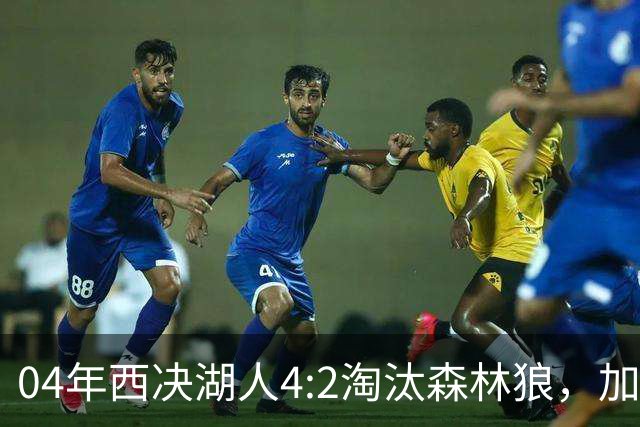 04年西决湖人4:2淘汰森林狼，加内特场均23+13，OK组合什么数据？